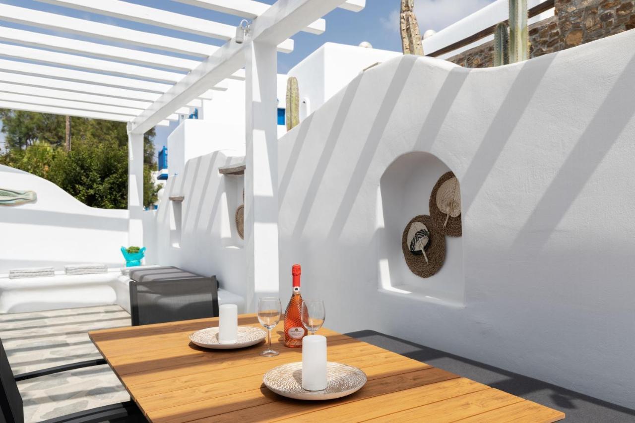 Ivi Mykonean Suites Mimoza Ornos Beach Екстериор снимка
