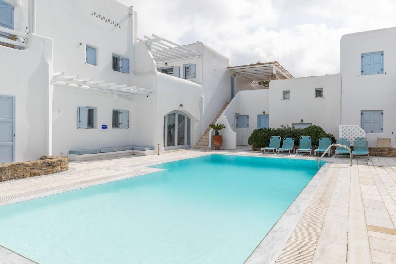 Ivi Mykonean Suites Mimoza Ornos Beach Екстериор снимка