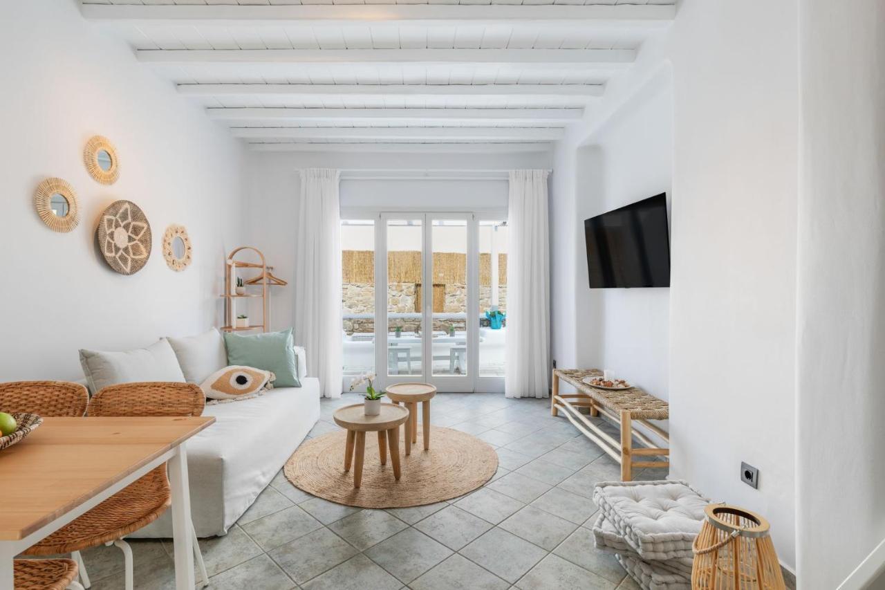 Ivi Mykonean Suites Mimoza Ornos Beach Екстериор снимка