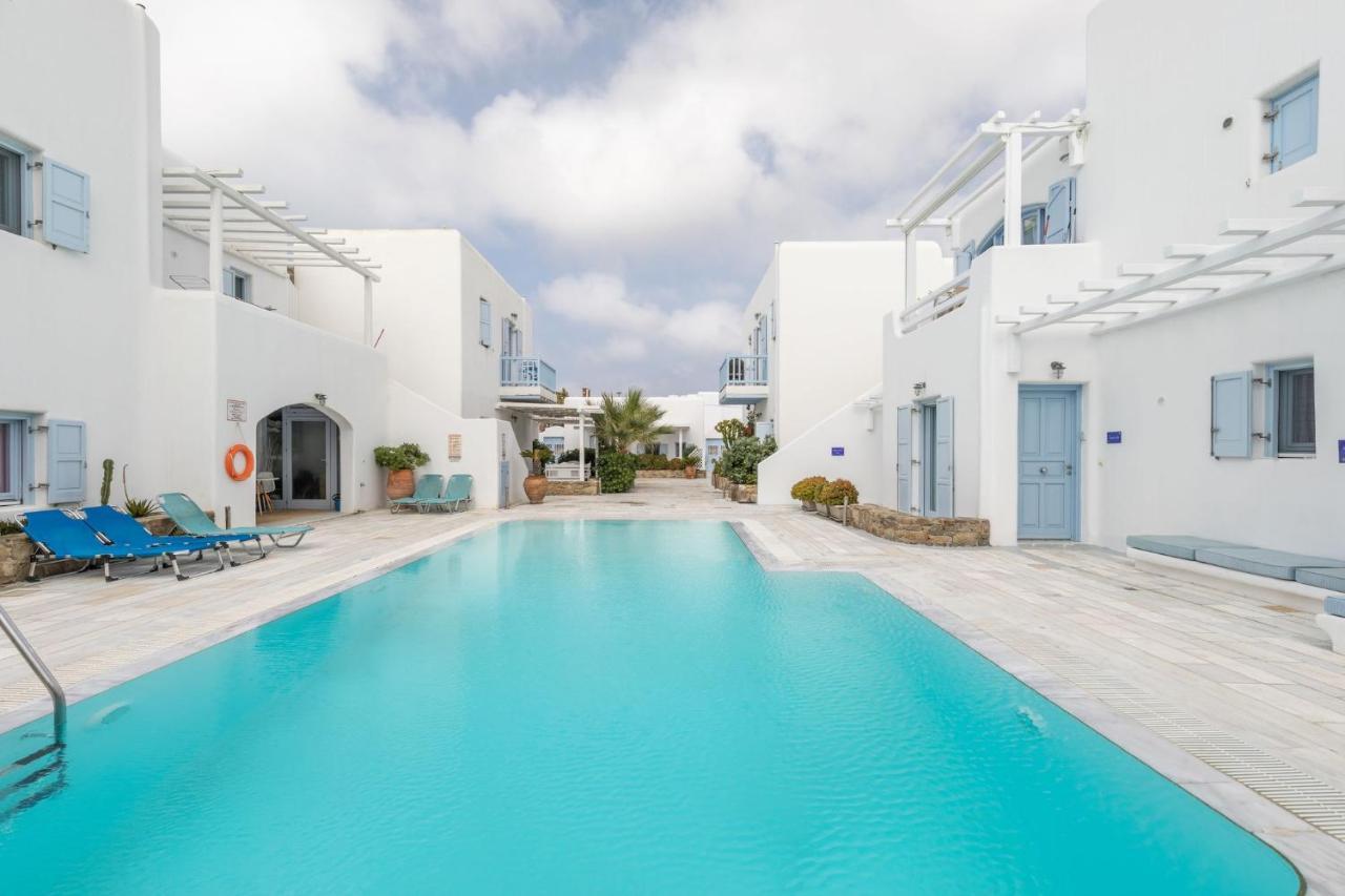 Ivi Mykonean Suites Mimoza Ornos Beach Екстериор снимка